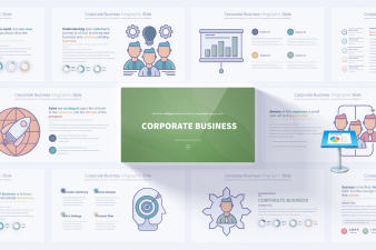 Corporate Business Keynote Infographics - Professional Slides for Strategic Presentations